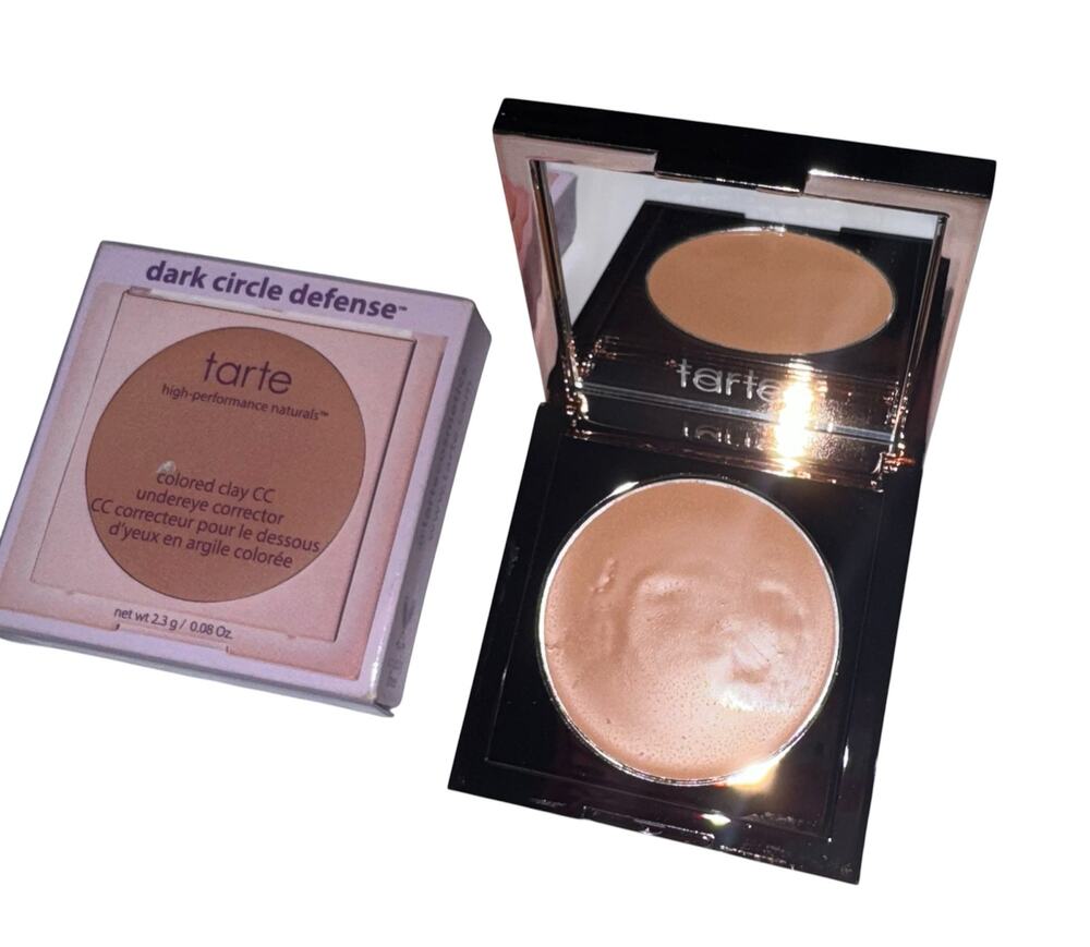 Tarte Dark Circle Defense CC Undereye Corrector Medium Tan Peach 2.3g New Luxury